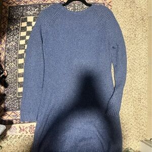 Love Tree Sweater Dress S French Navy New With Tags